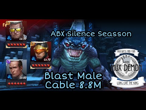 MARVEL Future Fight | ABX Silence Seasson Blast Male Cable 8.8M | MUX Demon