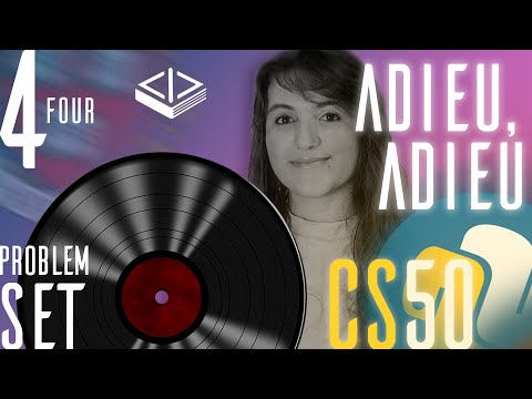 PROBLEM SET 4: ADIEU, ADIEU | SOLUTION (CS50 PYTHON)