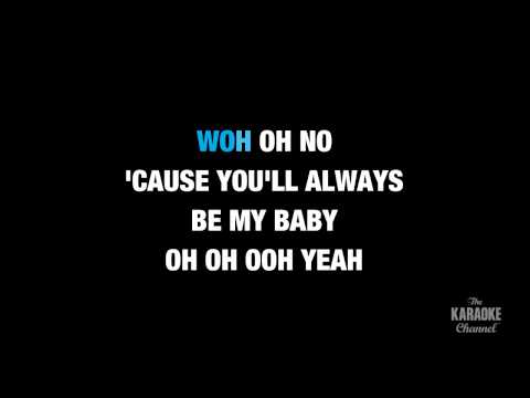 Always Be My Baby in the Style of "Mariah Carey" karaoke video with lyrics (no lead vocal)