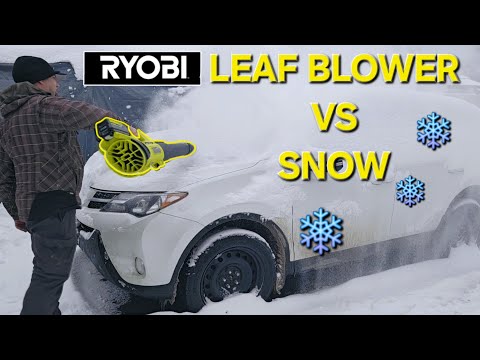 Can a Leaf Blower REALLY Remove Snow?