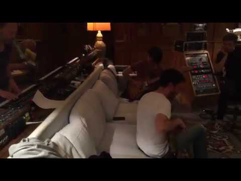 Radiohead recording Ful Stop at La Fabrique recording studio 2015