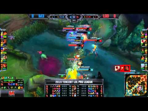 [Highlights] LGD Gaming vs Master3 Game 1 LPL Spring 2015 W2D3 LGD vs M3