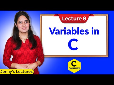 C 08 Variables in C Programming | Programming in C