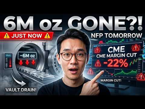 JUST NOW: Silver Vaults Drop 6M oz as CME Slashes Margins — Why Before NFP? OG John AG Explained
