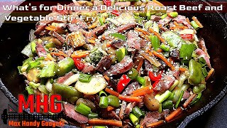 What's for Dinner? A Delicious Roast Beef and Vegetable Stir-Fry