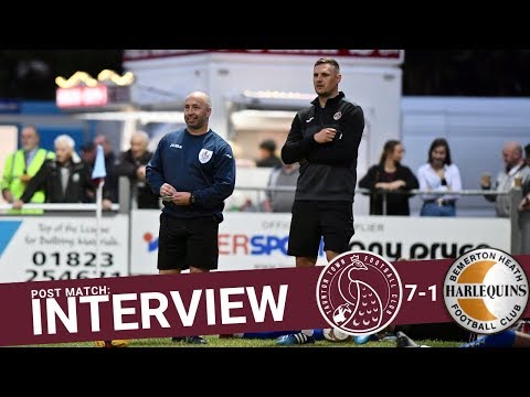 Rob Dray Post Match Interview: Taunton Town 7-1 Bemerton Heath Harlequins