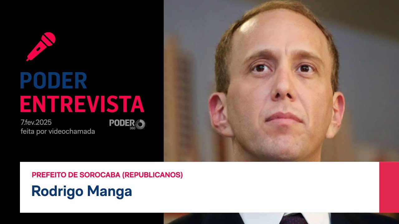 Poder Entrevista: Rodrigo Manga, prefeito de Sorocaba (Republicanos)