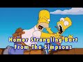 Homer Strangles Bart From The Simpsons
