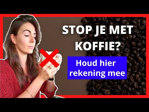 Hoe pak je stoppen met koffie drinken aan? ☕Wat zijn de ontwenningsverschijnselen van koffie?
