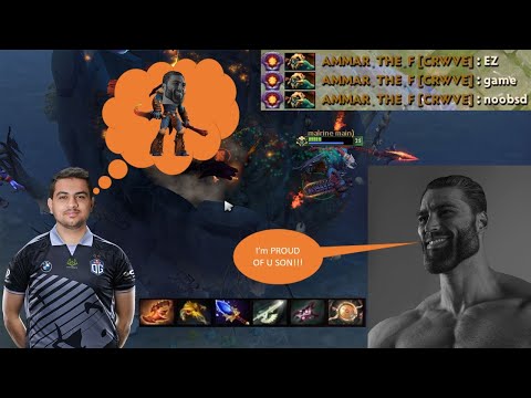 Dota 2 Highlight | Ammar The F (OG.ATF) Gigachad Huskar Mid Build 7.32