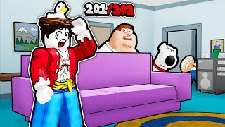 I found ALL 202 Family Guy characters in Roblox Find the family guy