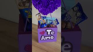 Regalo sencillo con corazón 💜 Soy Maria Zapata #manualidades #regalos #anchetas