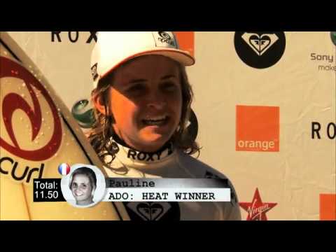 Roxy Pro 2011 Biarritz Silvana Lima X Pauline Ado