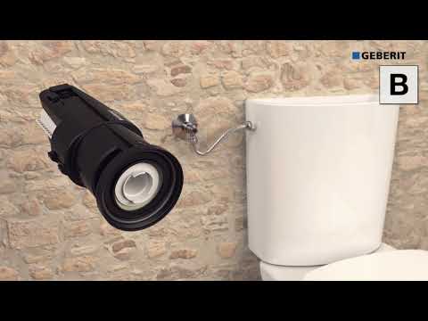 Монтаж сливного клапана для керамических бачков Geberit Type 240