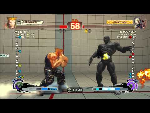 SSF4 AE 2012: ACE E I RI N (Guile) vs Poongko (Seth) - Xbox Live Ranked Match