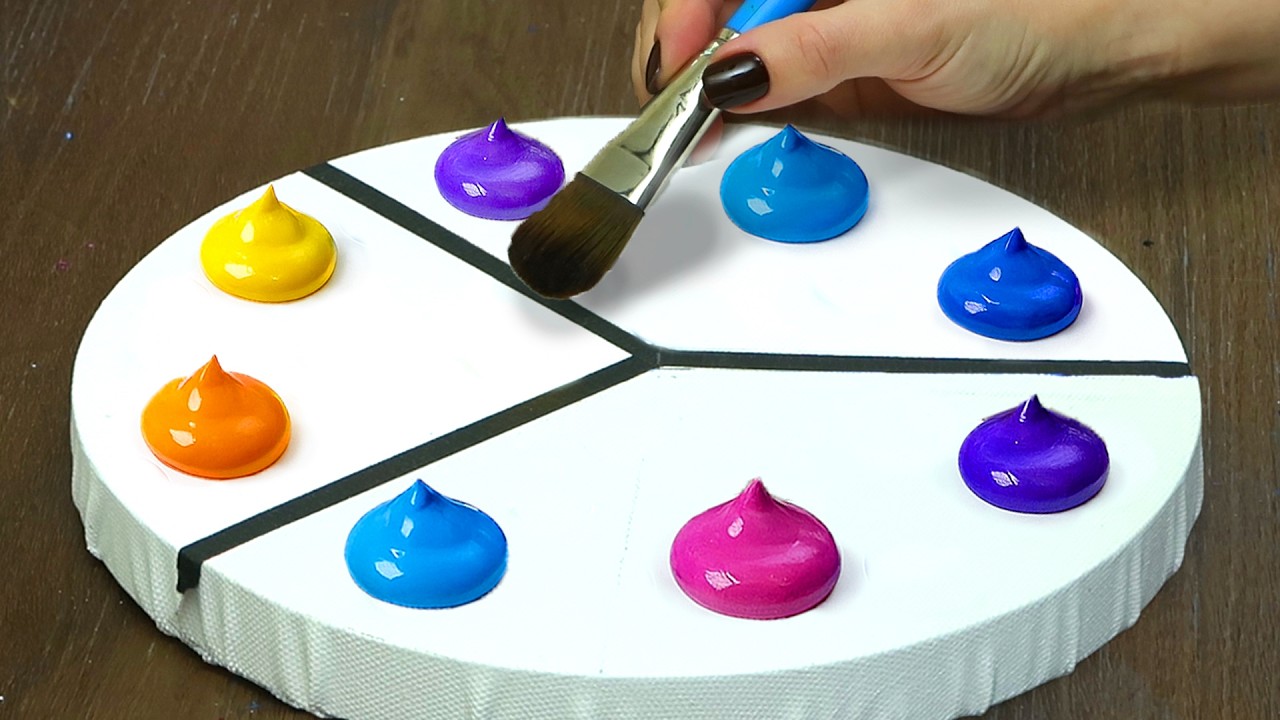 Day & Night Fantasy Landscape 🐺✨ | Full Acrylic Tutorial