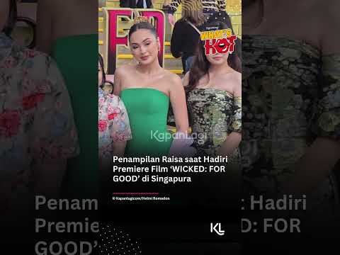 Raisa jadi salah satu perwakilan Indonesia yang diundang di premiere film 'WICKED: FOR GOOD'