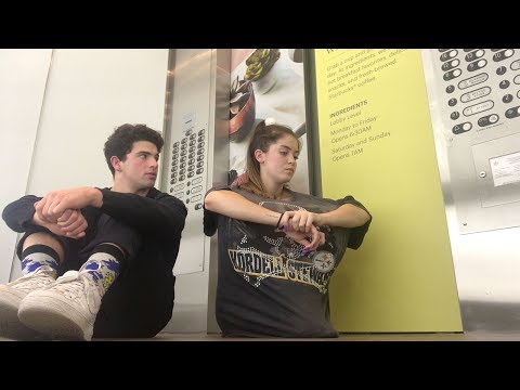 STUCK IN A HOTEL ELEVATOR FOR 2 HOURS *live footage lol*