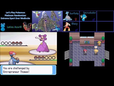Pokemon Platinum Randomizer Extreme Xpert Ever Wedlocke:  Part 6 - Thomas in Drag