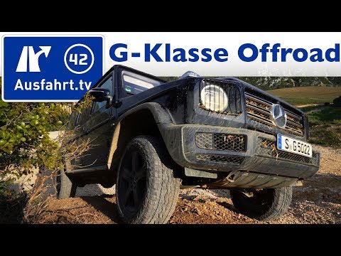 Offroad mit der 2018 Mercedes G-Klasse (w463)