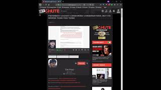 Video of Tim Pool's Censored Video on Pinterest