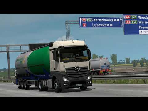 ETS2 Mercedes Actros Mp4 1845 Zgorzelec - Opole