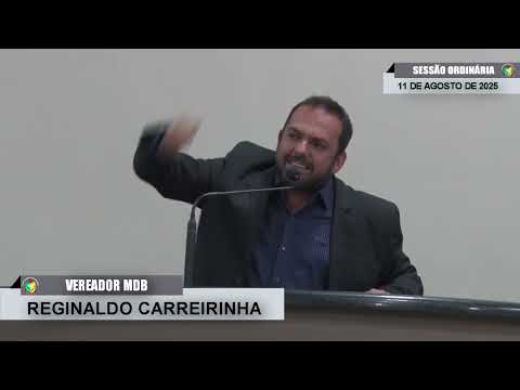 CMBTE - USO DE TRIBULA PELO VEREADOR REGINALDO CARREIRINHA - MDB