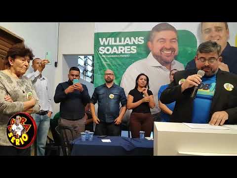 CONVENÇÃO DO PRÉ CANDIDATO A PREFEITO WILLIAM SOARES NO BARNABÉS COM A PALAVRA WILLIAM