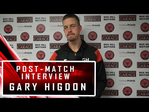 'We were lucky to get the goal' - | Gary Higdon | Post-Match Interview