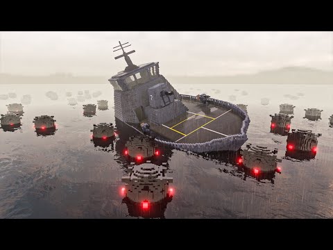 Naval Mines Vs Ships And Boats sink | Teardown