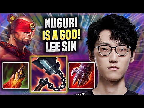 NUGURI IS A GOD WITH LEE SIN IN KR SOLOQ! - FPX Nuguri Plays Lee Sin TOP vs Graves!