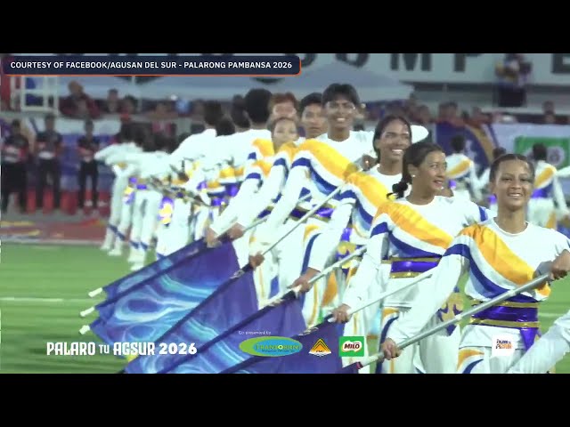 Palarong Pambansa 2026 opening ceremony in Agusan del Sur