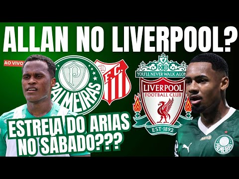 LIVERPOOL INTERESSADO NO ALLAN? ARIAS TREINA E PODE ESTREAR NAS QUARTAS DE FINAL DO PAULISTÃO