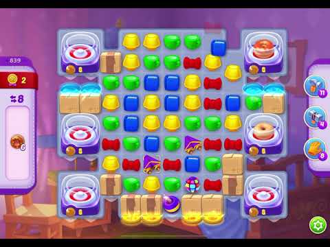 HomeScapes Level 839 no boosters (16 moves)