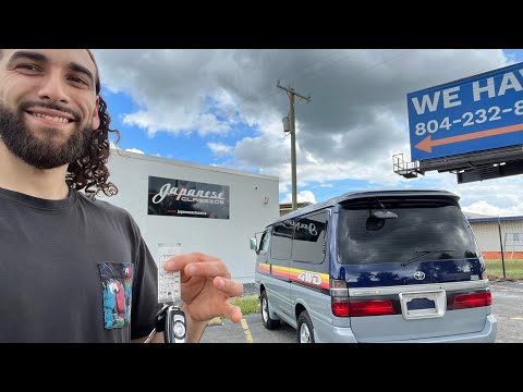 Thumbnail for I bought a 1996 Toyota HiAce from Japanese Classics LLC - 3.0L Turbo Diesel 4x4 Right Hand Drive by Toyota Classic, Toyota, Toyota HiAce, Car, Vehicle, Van