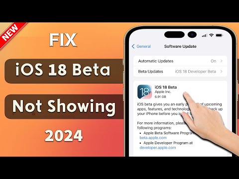 Fix iOS 18 Beta update Not Showing on iPhone || iOS 18 Update not showing