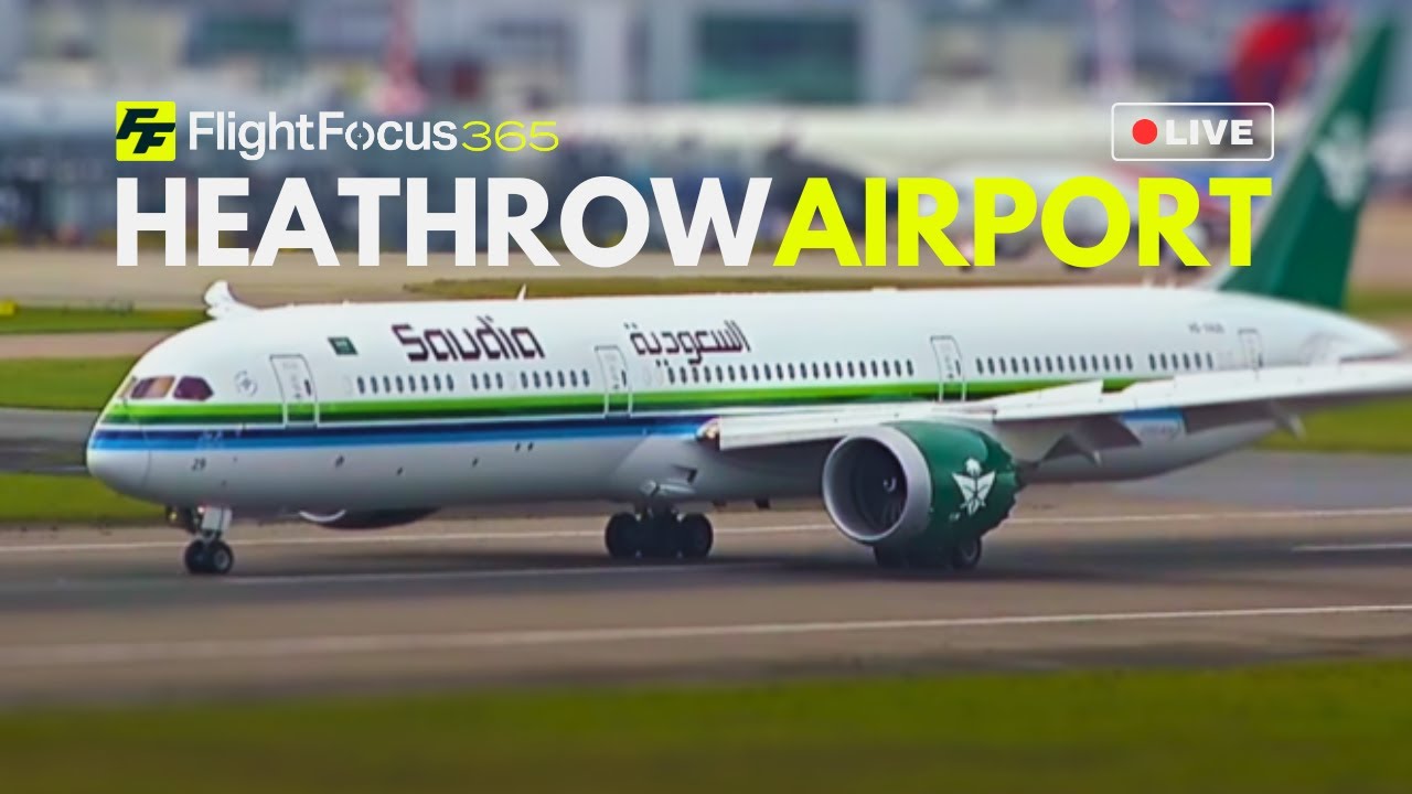 Heathrow Airport Live - Monday 23nd December 2024