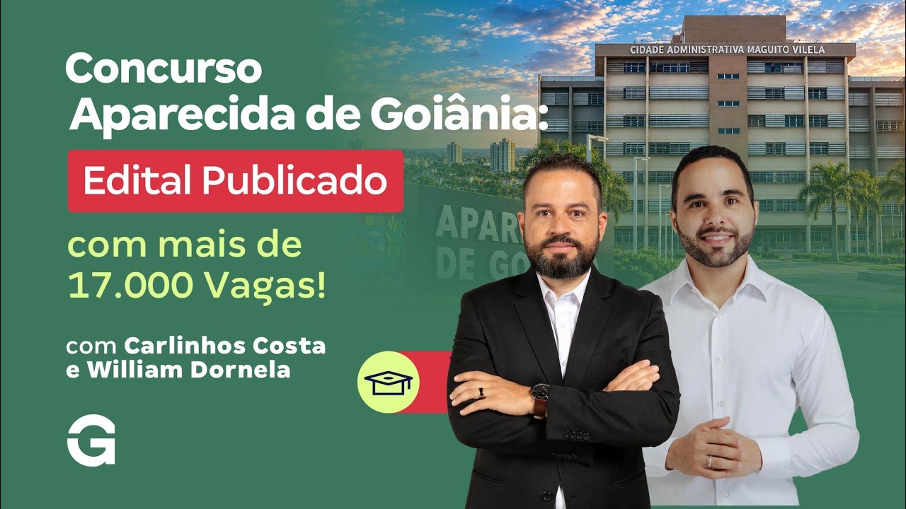Concurso Aparecida de Goiânia: Edital Publicado com mais de 17.000 Vagas!