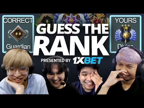 IT'S RIGGED. Guess the Rank Challenge | Presented by 1XBET