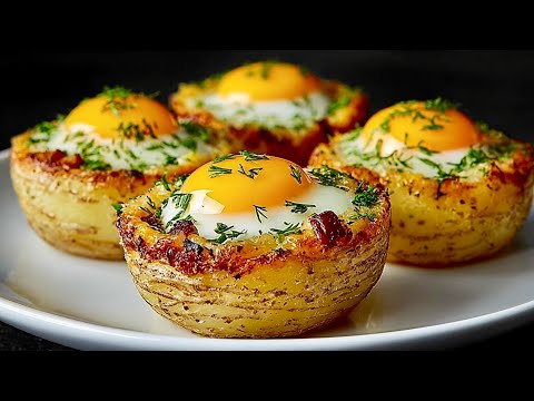 Potato nest in 15 minutes! A quick and delicious dinner like in a restaurant!