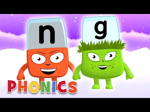 Phonics - Learn to Read | The 'NG' Team | Alphablocks