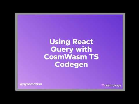 How to use React Query for Interacting with CosmWasm Smart Contracts