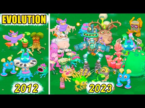 Water Island Evolution - Update 1-21 Full Songs | My Singing Monsters