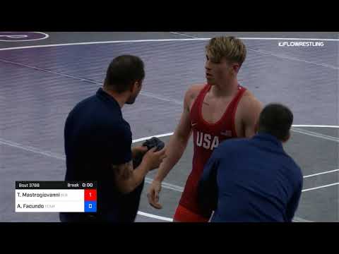 71 Kg Rr Rnd 2 Travis Mastrogiovanni Blair Academy Vs Alex Facundo Team Donahoe