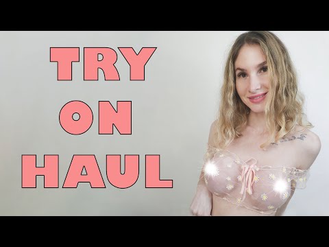 [4K] Transparent Clothes | See-Through Try On Haul