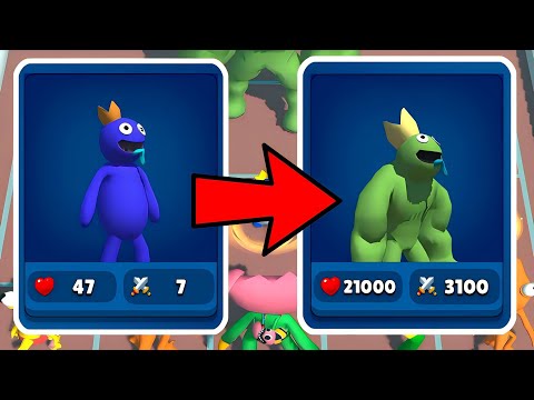 Merge ' Rainbow Friends 3D Run ' - Merge Simulator Battles ( PART - 04 ) BN