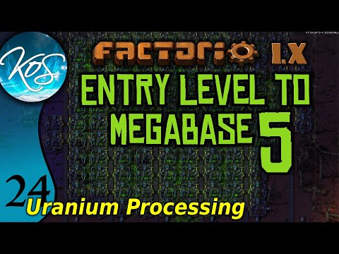 Factorio 1.X Entry Level to Megabase 5 - 24 - URANIUM OUTPOST! - Guide, Tutorial