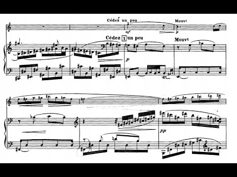 D. Milhaud - Sonatina for flute and piano op. 76 [SCORE VIDEO]