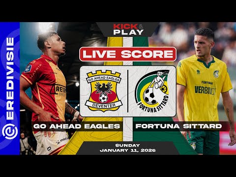 🔴 Go Ahead Eagles vs Fortuna Sittard | Eredivisie | LIVE SCORE
