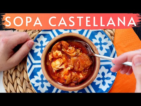 , title : 'SOPA CASTELLANA: Spanish style garlic soup recipe (learn from a Spaniard!)'